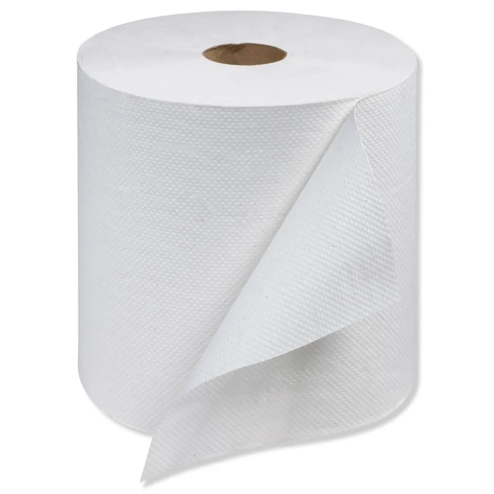 Tork RB8002 Universal 7.88 in. x 800 ft. 1-Ply Hand Towel Roll - White (6/Carton)