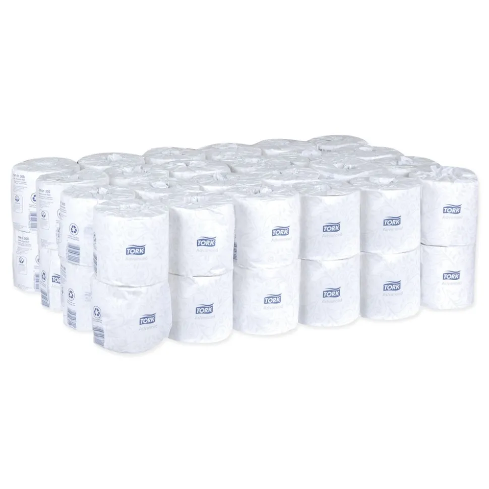 Tork TM6130S Advanced 2-Ply Septic Safe Bath Tissue - White (48/Carton)