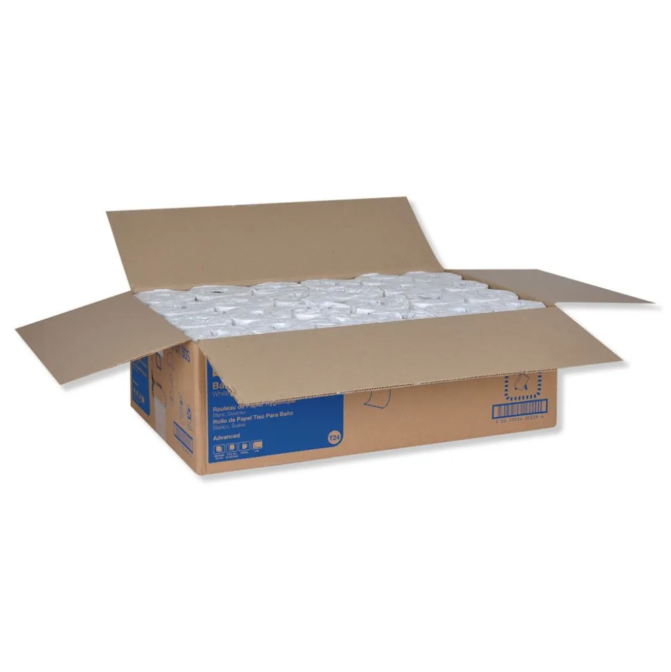 Tork TM6130S Advanced 2-Ply Septic Safe Bath Tissue - White (48/Carton)