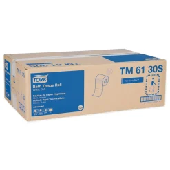 Tork TM6130S Advanced 2-Ply Septic Safe Bath Tissue - White (48/Carton)