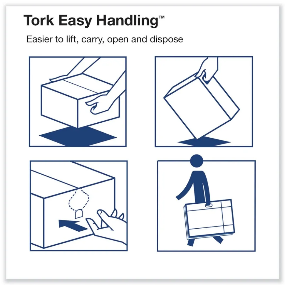 Tork TM6130S Advanced 2-Ply Septic Safe Bath Tissue - White (48/Carton)
