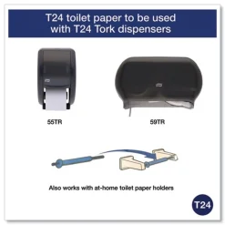 Tork TM1616S 2-Ply Septic Safe Universal Bath Tissue - White (96/Carton)