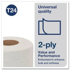 Tork TM1616S 2-Ply Septic Safe Universal Bath Tissue - White (96/Carton)