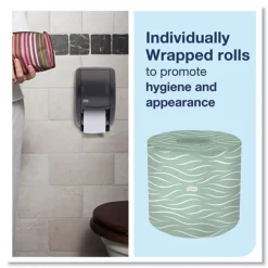 Tork TM1616S 2-Ply Septic Safe Universal Bath Tissue - White (96/Carton)