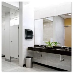 Tork 84TR 12.94 in. x 9.25 in. x 15.5 in. Hand Towel Roll Dispenser - Smoke