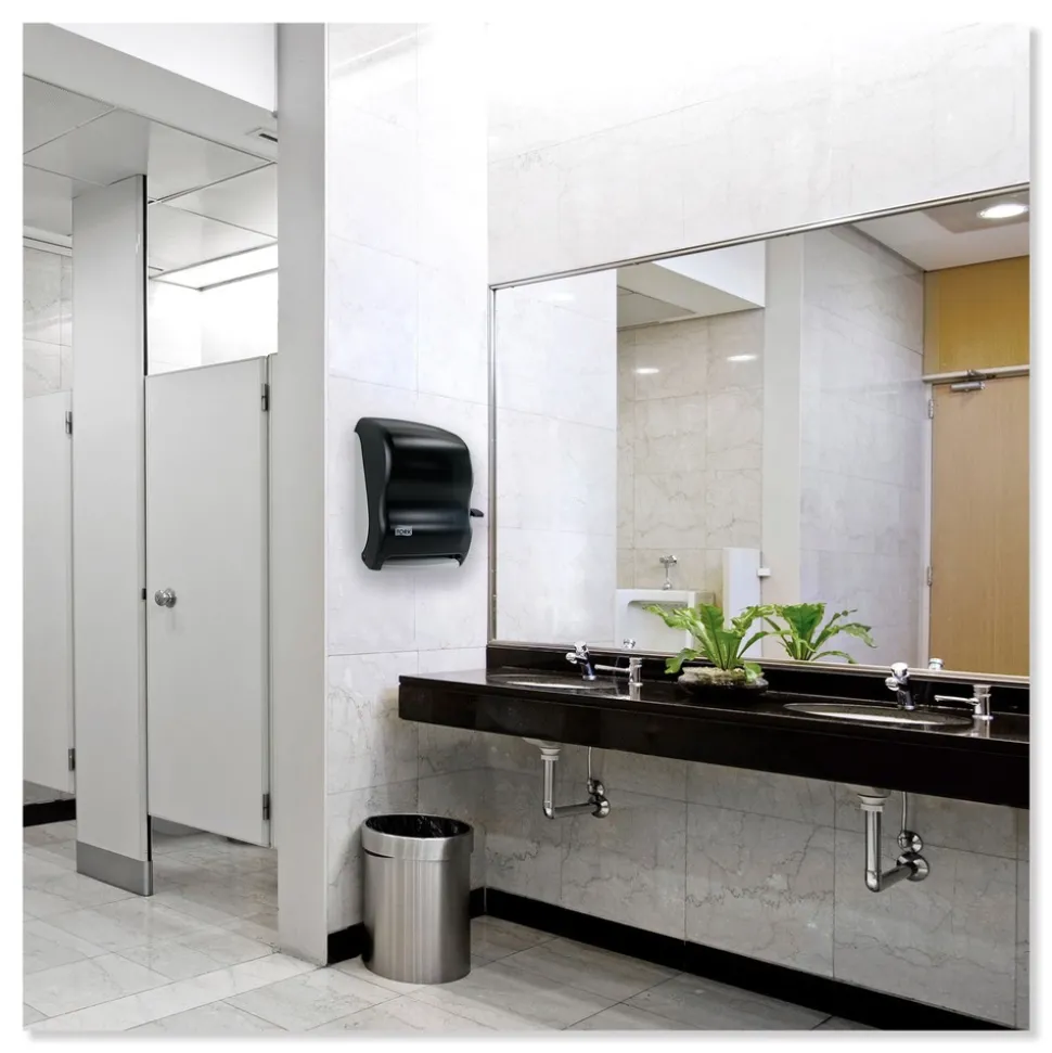 Tork 84TR 12.94 in. x 9.25 in. x 15.5 in. Hand Towel Roll Dispenser - Smoke