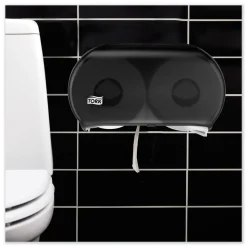 Tork Universal 3.48 in. x 1,000 ft. 2-Ply Septic Safe Jumbo Bath Tissue - White (12/Carton)