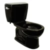 TOTO Drake Round 2-Piece Floor Mount Toilet (Ebony)