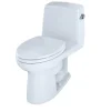 TOTO Eco UltraMax One-Piece Elongated 1.28 GPF Toilet (Cotton White)