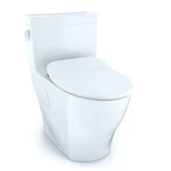 TOTO 1-Piece Legato CEFIONTECT WASHLETplus 1.28 GPF Elongated Toilet with and SoftClose Seat - Cotton White