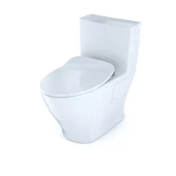 TOTO 1-Piece Legato CEFIONTECT WASHLETplus 1.28 GPF Elongated Toilet with and SoftClose Seat - Cotton White