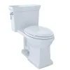 TOTO Promenade II One-Piece Elongated 1.28 GPF Universal Height Toilet (Cotton White)