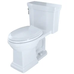 TOTO Promenade II One-Piece Elongated 1.28 GPF Universal Height Toilet (Cotton White)