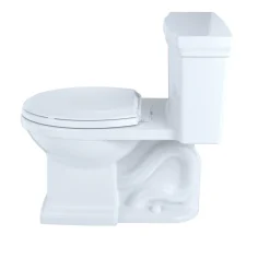 TOTO Promenade II One-Piece Elongated 1.28 GPF Universal Height Toilet (Cotton White)