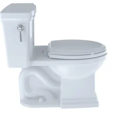 TOTO Promenade II One-Piece Elongated 1.28 GPF Universal Height Toilet (Cotton White)