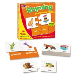TREND Fun to Know Ages 3 and Up Words Matching Game Puzzles