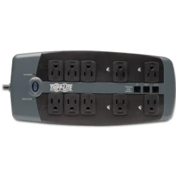 Tripp Lite 10 AC Outlets 8 ft. Cord 2395 J Protect It! Surge Protector - Black