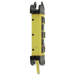 Tripp Lite 8 AC Outlets 12 ft. Cord 1500 J Protect It! Industrial Safety Surge Protector - Yellow/Black