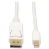 Tripp Lite 10 ft. Mini DisplayPort to DisplayPort 4K Adapter - White