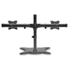 Tripp Lite 31.69 in. x 10 in. x 18.11 in. Dual Desktop Monitor Stand for 13 in. to 27 in. Monitors - Black