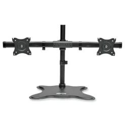 Tripp Lite 31.69 in. x 10 in. x 18.11 in. Dual Desktop Monitor Stand for 13 in. to 27 in. Monitors - Black