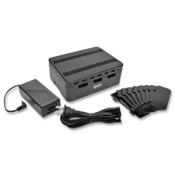 Tripp Lite 4.9 in. x 2.6 in. x 6.6 in. 7 Devices USB Charging Station with Quick Charge - Black