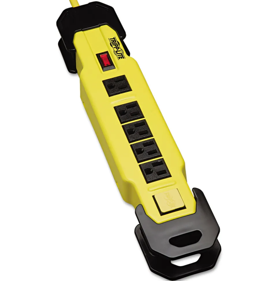 Tripp Lite 6 Outlets 9 ft. Cord Power It! Safety Power Strip with GFCI Plug - Yellow/Black