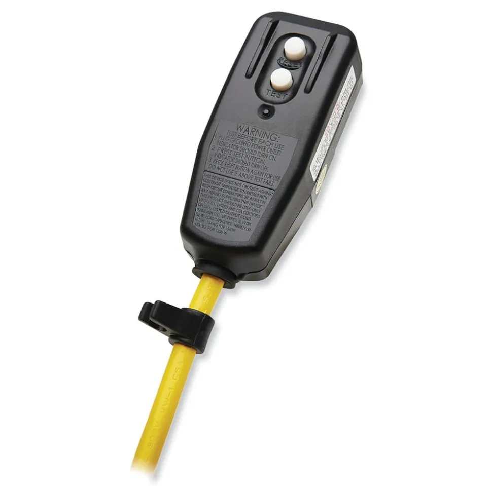 Tripp Lite 6 Outlets 9 ft. Cord Power It! Safety Power Strip with GFCI Plug - Yellow/Black