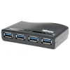 Tripp Lite 4 Ports USB 3.0 SuperSpeed Hub - Black