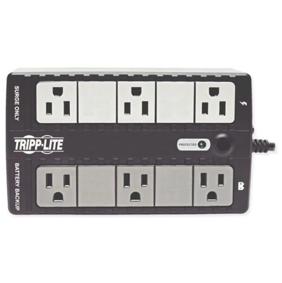 Tripp Lite 350 VA 380 J Internet Office Ultra-Compact Desktop Standby UPS, 6 Outlets