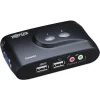 Tripp Lite Compact USB KVM Switch with Audio and Cable