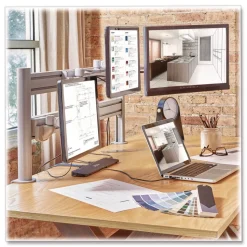 Tripp Lite Monitor Mount for Slat Wall System for 32-in TVs 4.9w x 5.1d x 7.5h Silver Supports 22 lb