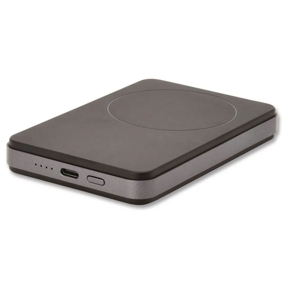 Tripp Lite Portable Wireless Magnetic Charging Power Bank USB C Black