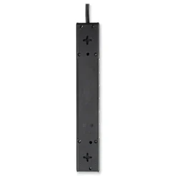 Tripp Lite Protect It! 8 ft. Cord 6 AC Outlets/2 USB Ports 1,080 J Surge Protector - Black