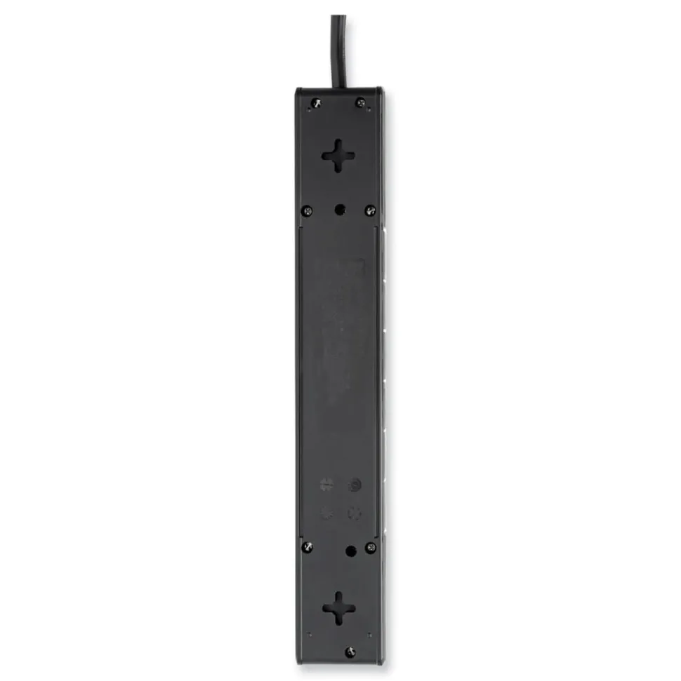 Tripp Lite Protect It! 8 ft. Cord 6 AC Outlets/2 USB Ports 1,080 J Surge Protector - Black