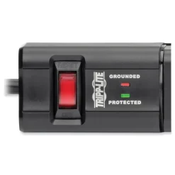 Tripp Lite Protect It! 8 ft. Cord 6 AC Outlets/2 USB Ports 1,080 J Surge Protector - Black