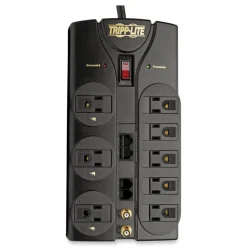 Tripp Lite Protect It! 10 ft. Cord 8 AC Outlets 3,240 J Surge Protector - Black