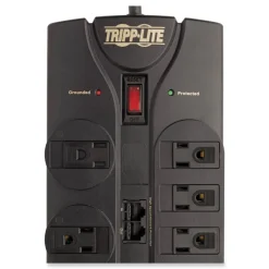 Tripp Lite Protect It! 10 ft. Cord 8 AC Outlets 3,240 J Surge Protector - Black