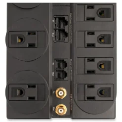 Tripp Lite Protect It! 10 ft. Cord 8 AC Outlets 3,240 J Surge Protector - Black