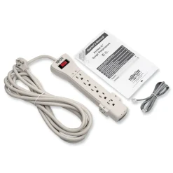 Tripp Lite Protect It! 2520 J 7-Outlet Surge Protector with 15 ft. Cord - Light Gray