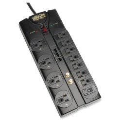Tripp Lite Protect It! 2880 J 12-Outlet Surge Protector with 8 ft. Cord - Black
