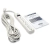 Tripp Lite Protect It! 1,080 Joules 25 ft. Cord 7 AC Outlets Surge Protector - Light Gray