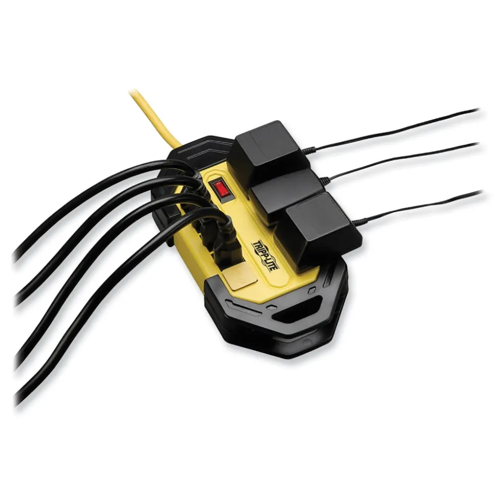 Tripp Lite Protect It! 8-Outlet Safety Power Strip with GFCI Plug and 12 ft. Cord - Yellow/Black