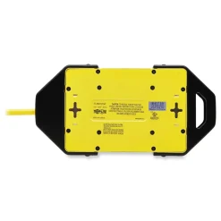Tripp Lite Protect It! 8-Outlet Safety Power Strip with GFCI Plug and 12 ft. Cord - Yellow/Black