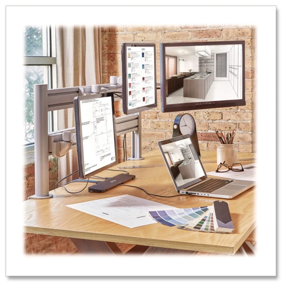 Tripp Lite Slat Rail for Slat Wall System for 32-in TVs 3.39w x 1.8d x 41h Silver Supports 33 lb