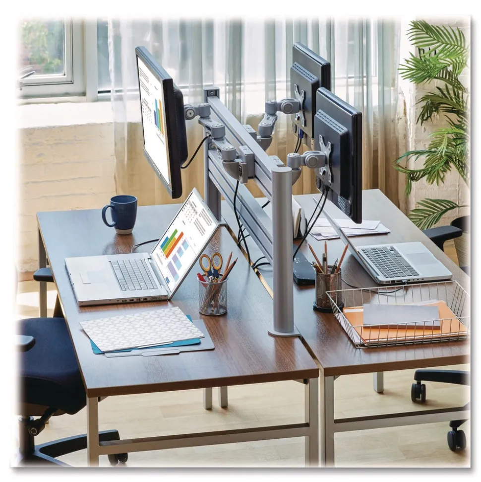 Tripp Lite Slat Rail for Slat Wall System for 32-in TVs 3.39w x 1.8d x 41h Silver Supports 33 lb