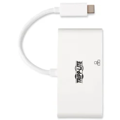 Tripp Lite USB-C 4K HDMI USB-A PD Charging 4K Dock with Charging and Ethernet - White