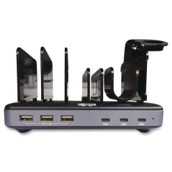 Tripp Lite 120W Multi-Device Charging Station with Storage 6 Devices 7.3 x 4.45 x 1.33