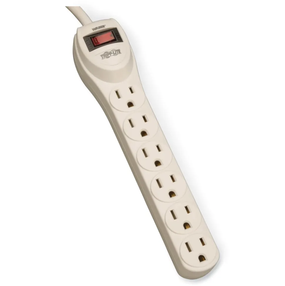 Tripp Lite Waber-by-Tripp Lite 4 ft. Cord 6 Outlets Industrial Power Strip - Gray