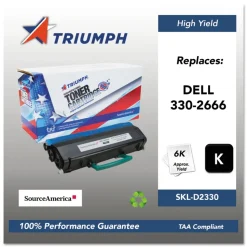 Triumph Remanufactured 330-2666 6,000 Page-Yield High-Yield Toner - Black